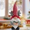 Christmas Gnome Statue for Holiday Decoration, Reindeer Gnomes Figurine for Shelf Bookshelf Mantle Table Home Decor, Swedish Winter Gnome Decor, Elf Knome Tomte Dwarf Statues, New Year Gift